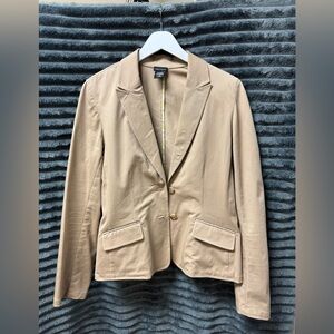 Lord & Taylor Tan Stretch Blazer